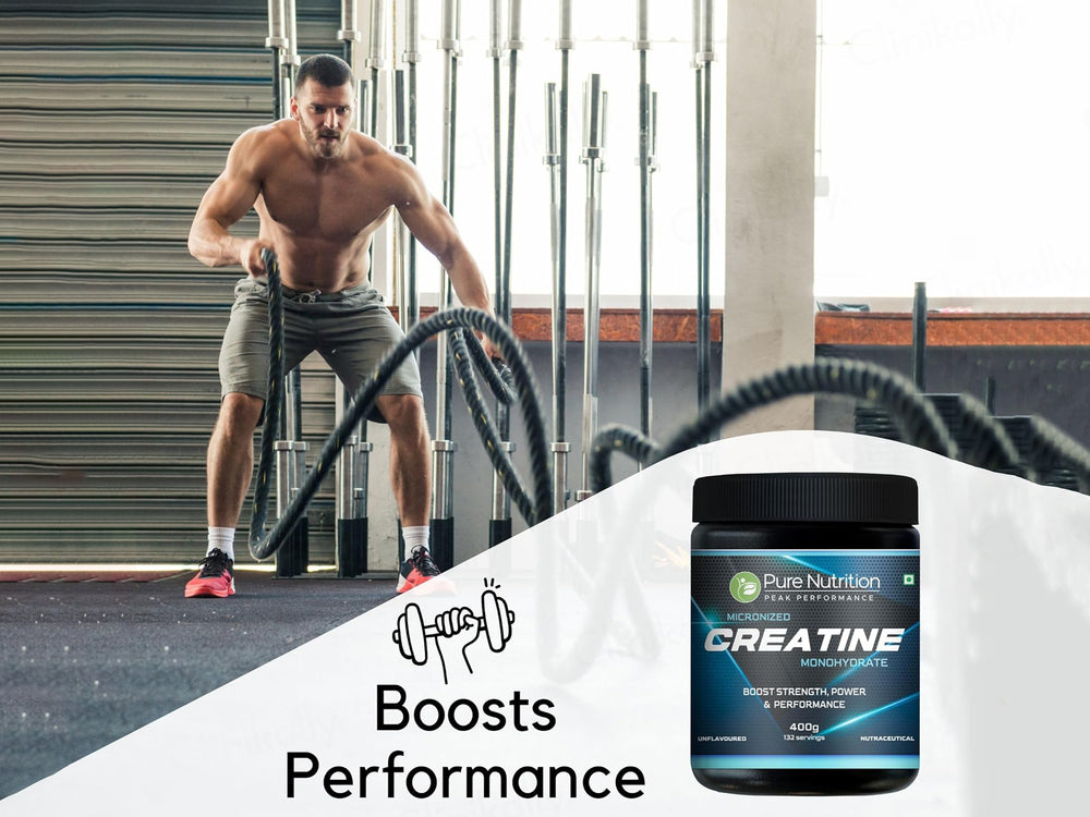 Pure Nutrition Micronized Creatine Monohydrate Nutraceutical Powder - Unflavoured