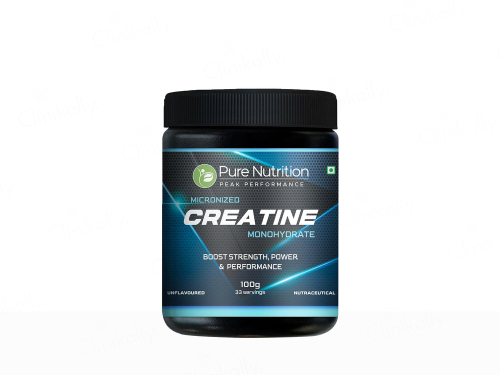 Pure Nutrition Micronized Creatine Monohydrate Nutraceutical Powder - Unflavoured