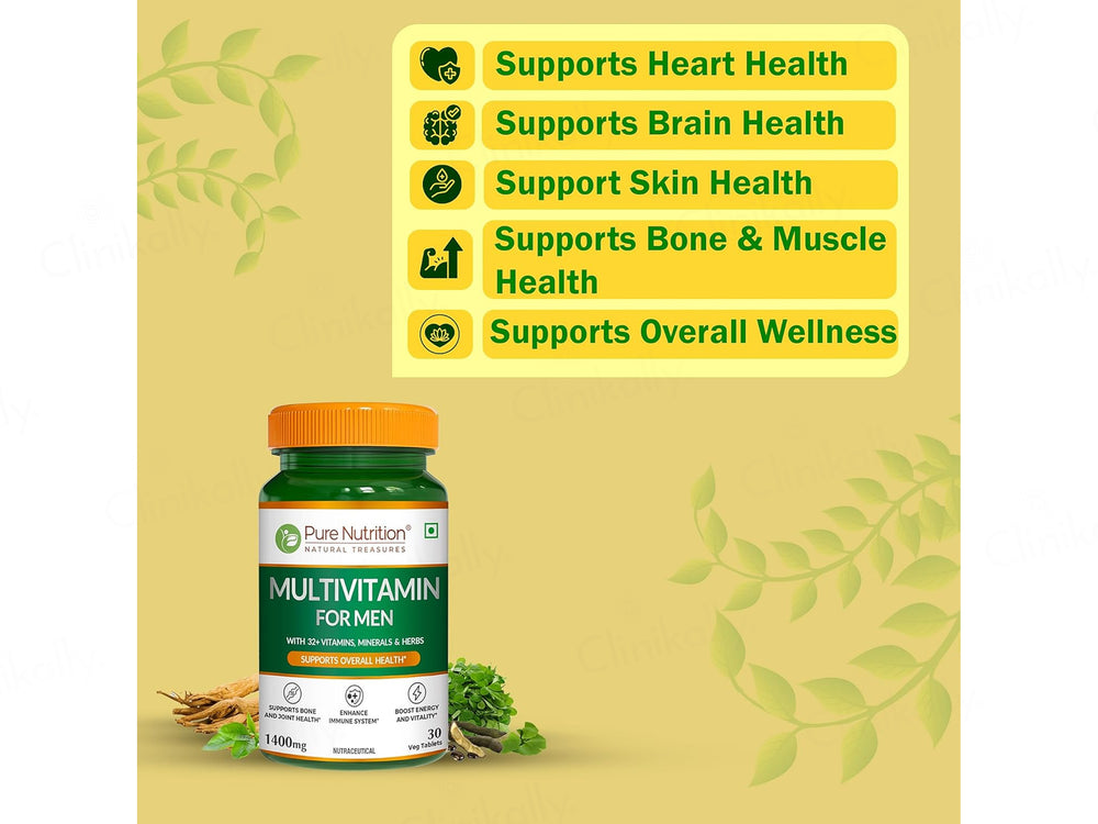 Pure Nutrition Multivitamin Veg Tablet For Men