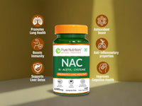 Pure Nutrition NAC N-Acetyl-Cysteine 600mg Veg Capsule