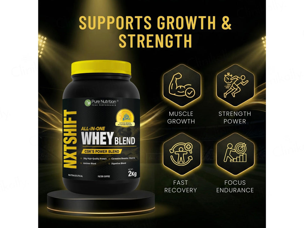 Pure Nutrition NXTShift All In One Whey Blend Powder