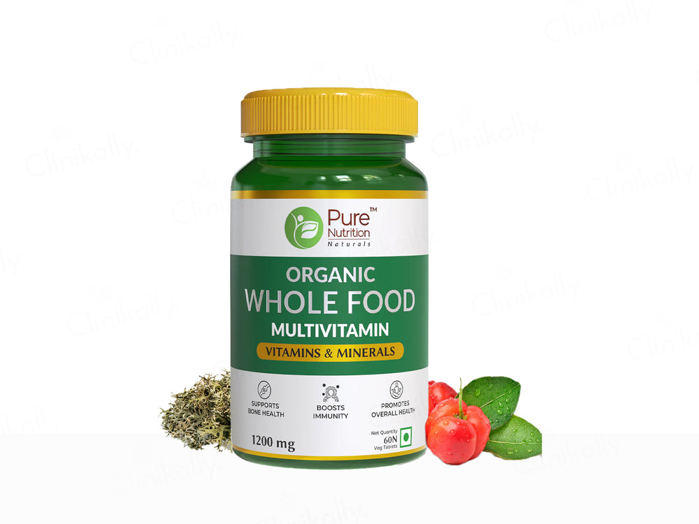 Pure Nutrition Organic Whole Food Multivitamin Veg Tablet