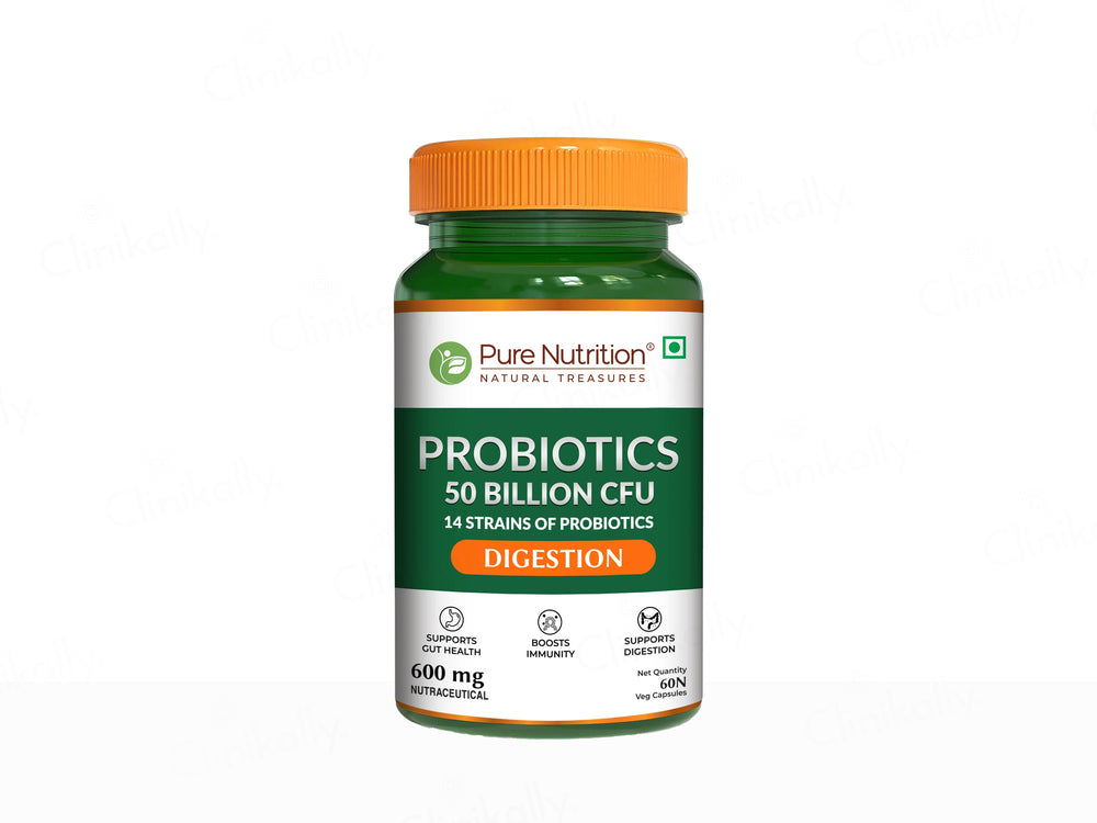 Pure Nutrition Probiotics 50 Billion CFU Veg Capsule