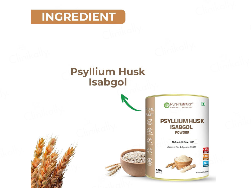Pure Nutrition Psyllium Husk Isabgol Powder