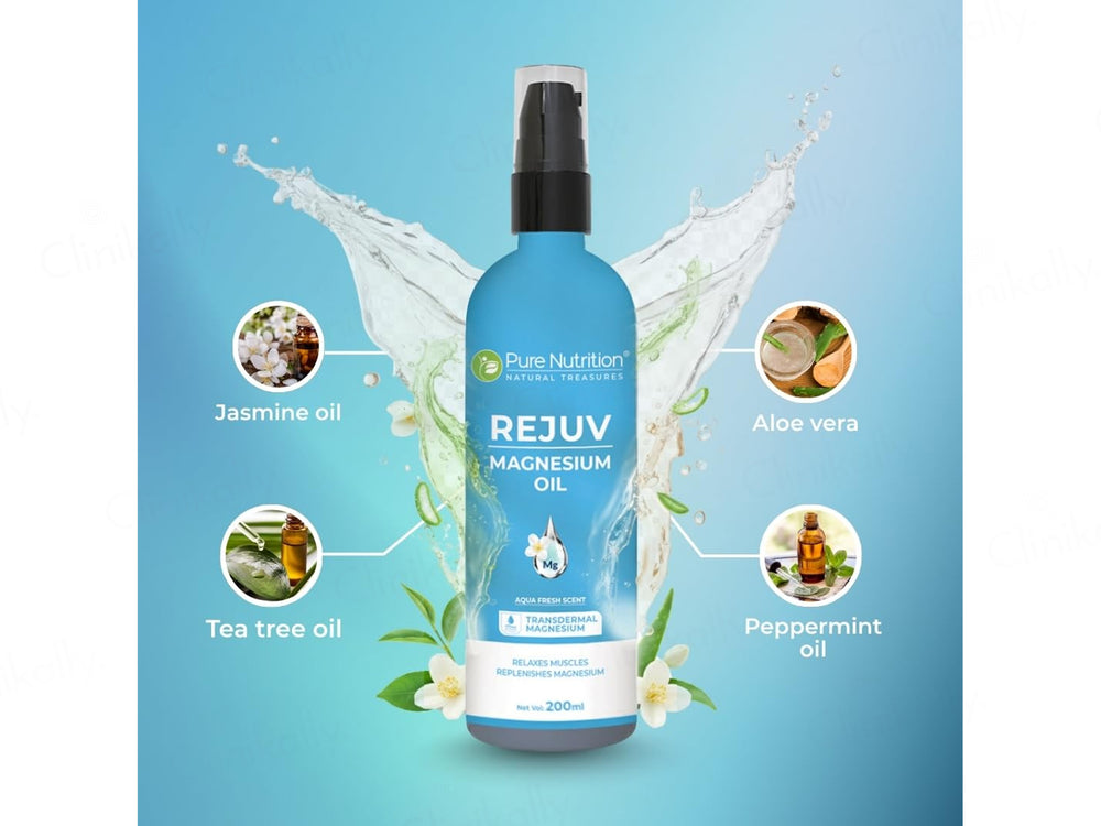Pure Nutrition Rejuv Magnesium Oil - Aqua Fresh Scent