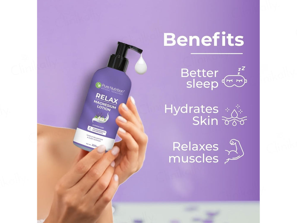 Pure Nutrition Relax Magnesium Lotion - Lavender Scent