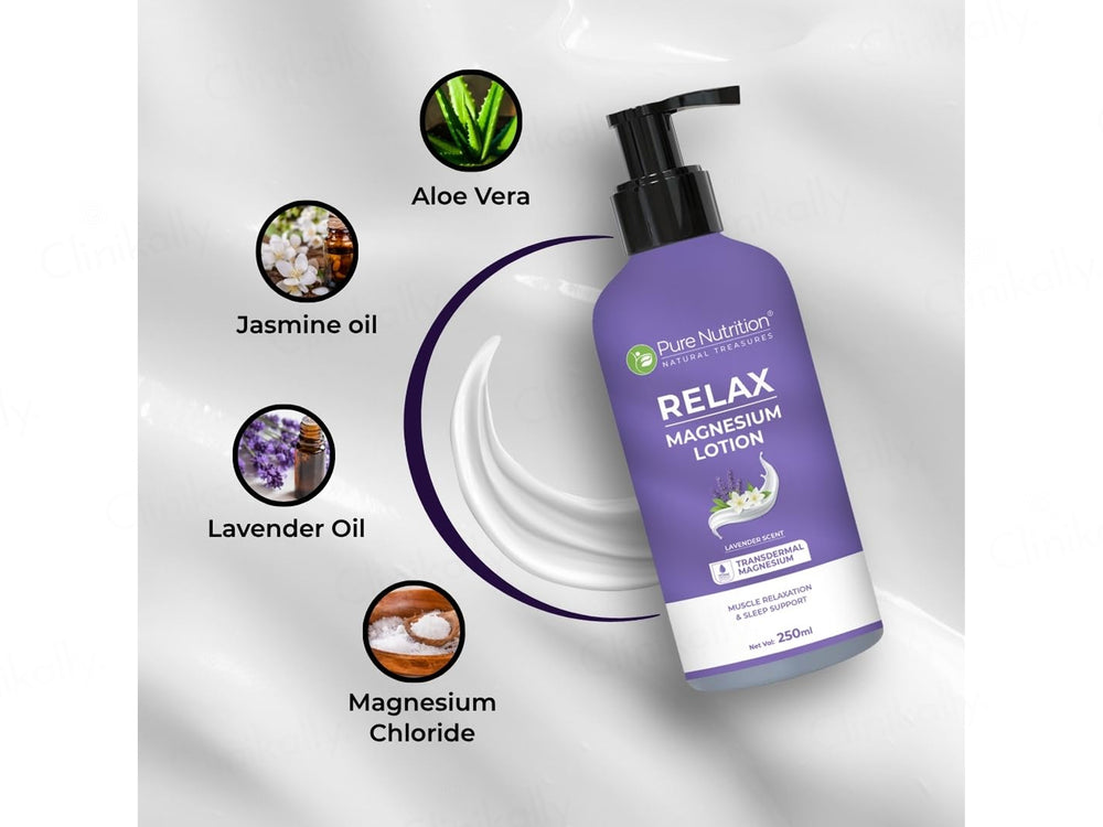 Pure Nutrition Relax Magnesium Lotion - Lavender Scent