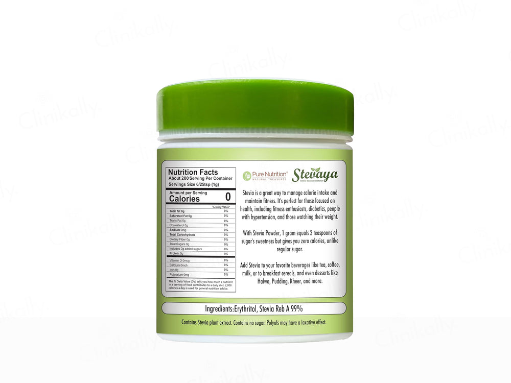 Pure Nutrition Stevaya Stevia-Based Sweetener Powder