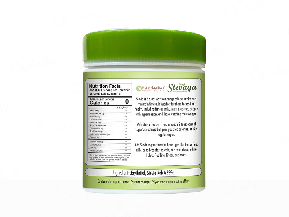 Pure Nutrition Stevaya Stevia-Based Sweetener Powder