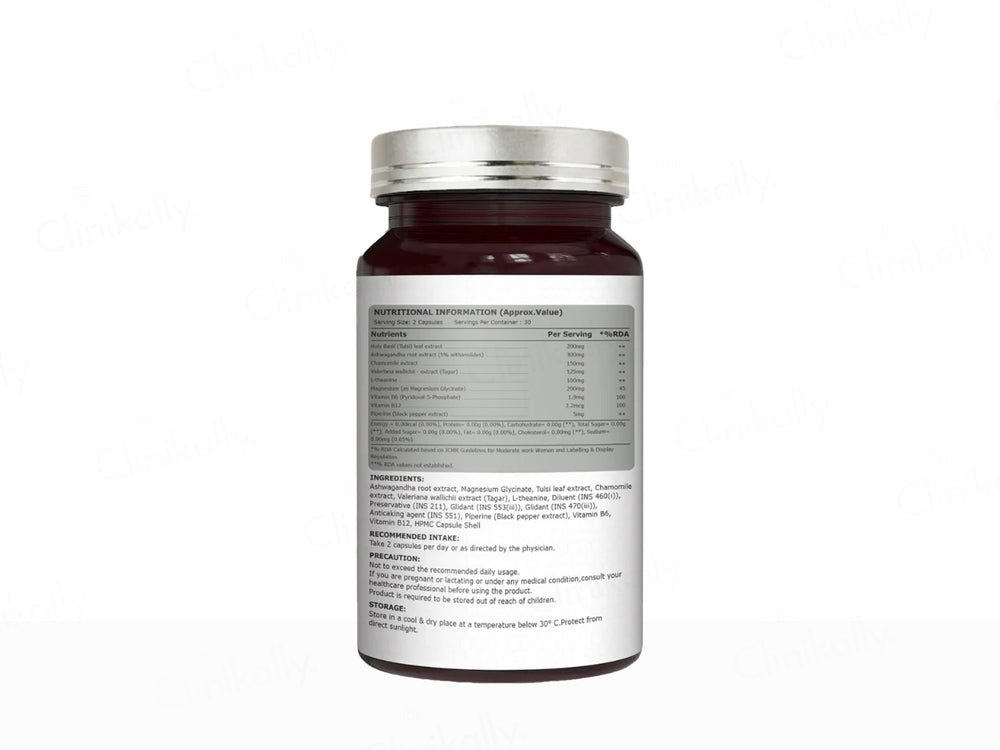 Pure Nutrition Stress NIL 1084mg Nutraceutical Veg Capsule