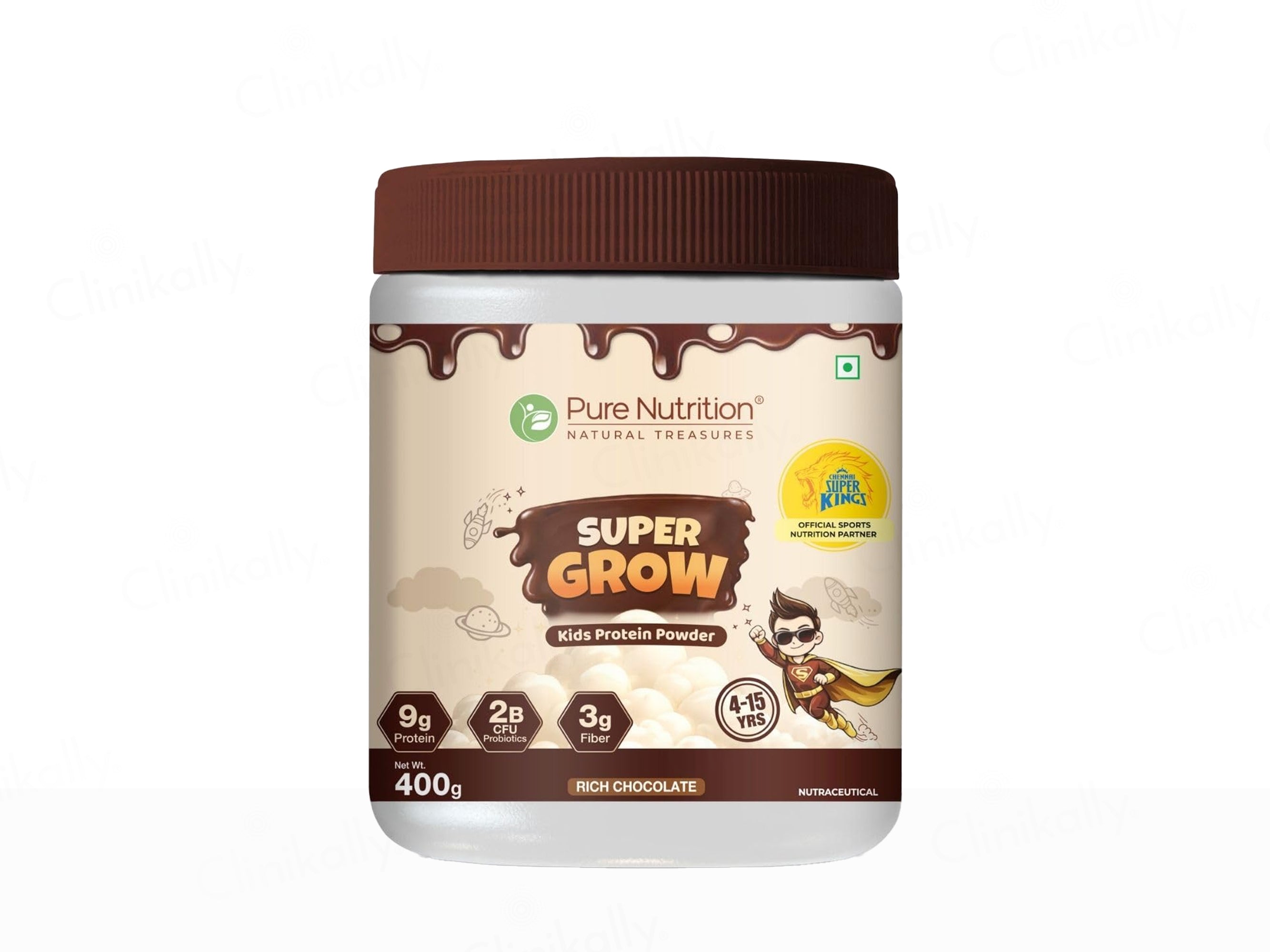 Pure Nutrition Super Grow Kids Protein Powder - Rich Chocolate