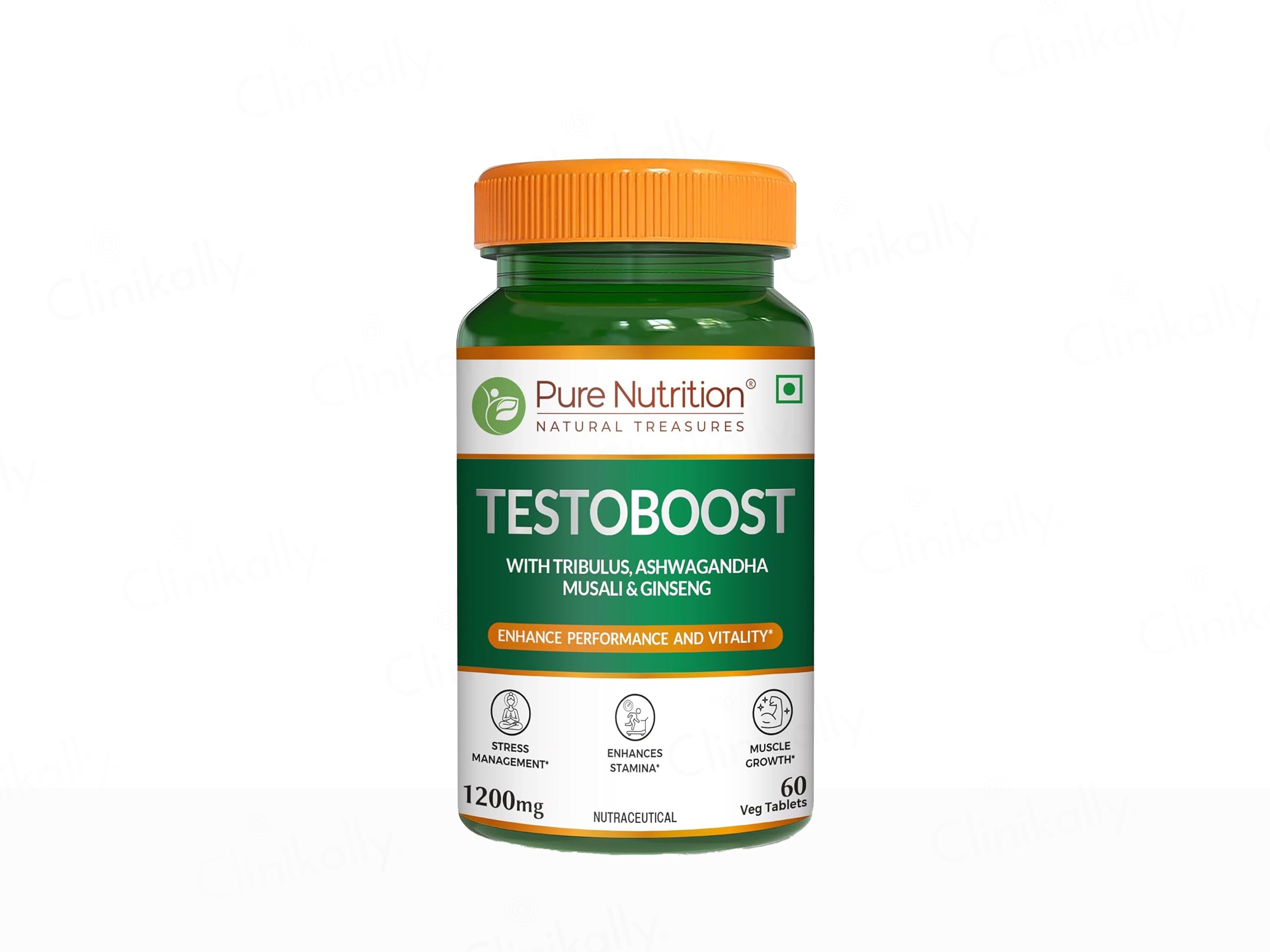 Pure Nutrition Testoboost 1200mg Veg Tablet