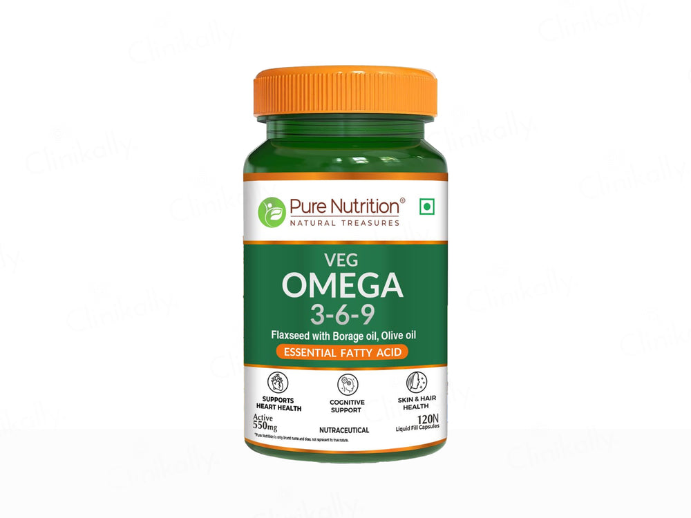 Pure Nutrition Veg Omega 3-6-9 Veg Softgel Capsule