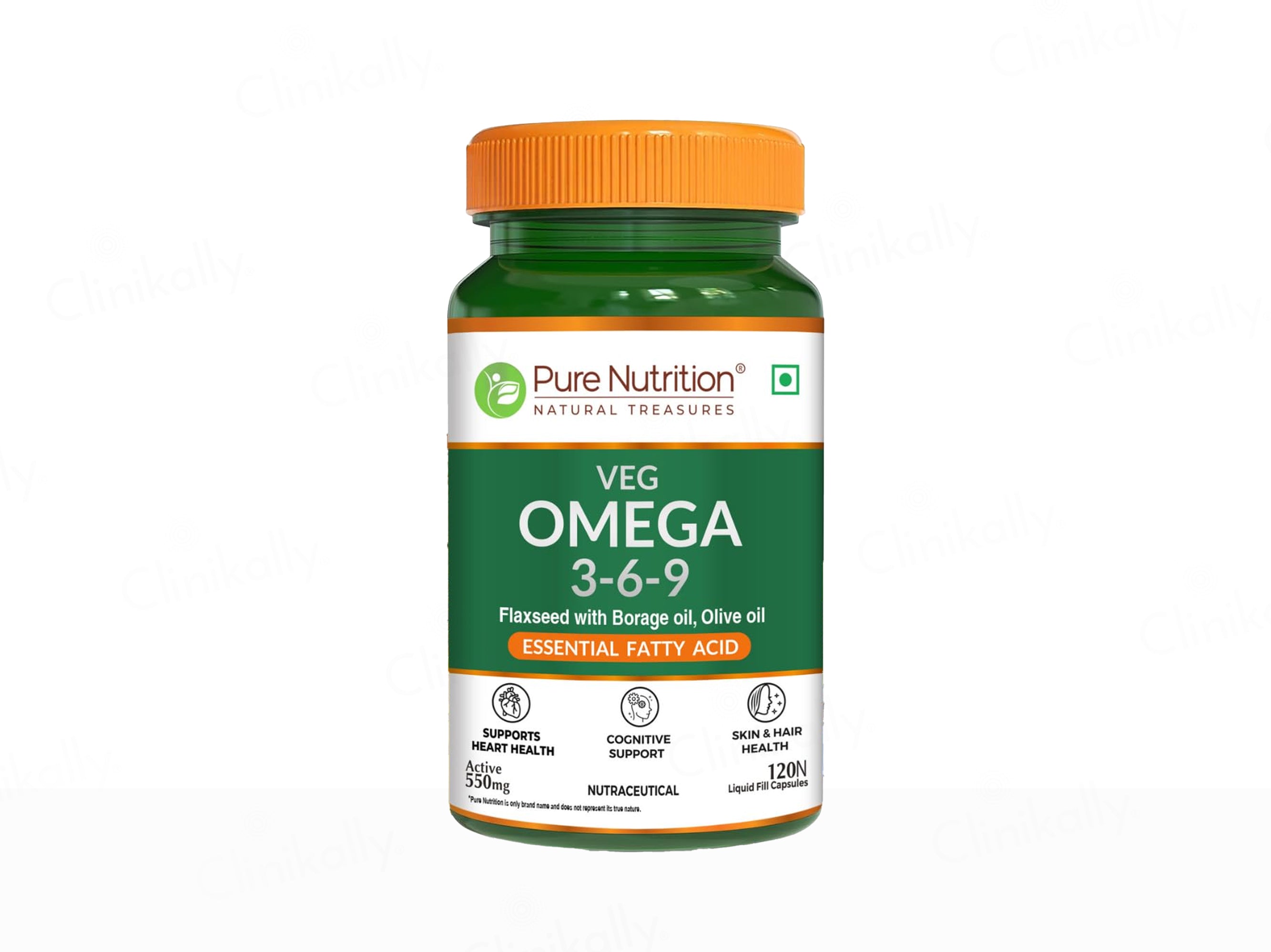 Pure Nutrition Veg Omega 3-6-9 Veg Softgel Capsule