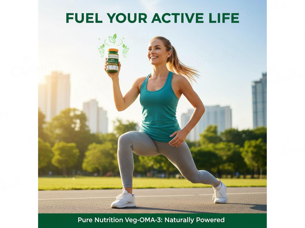 Pure Nutrition Veg Omega 3 1600mg Veg Capsule