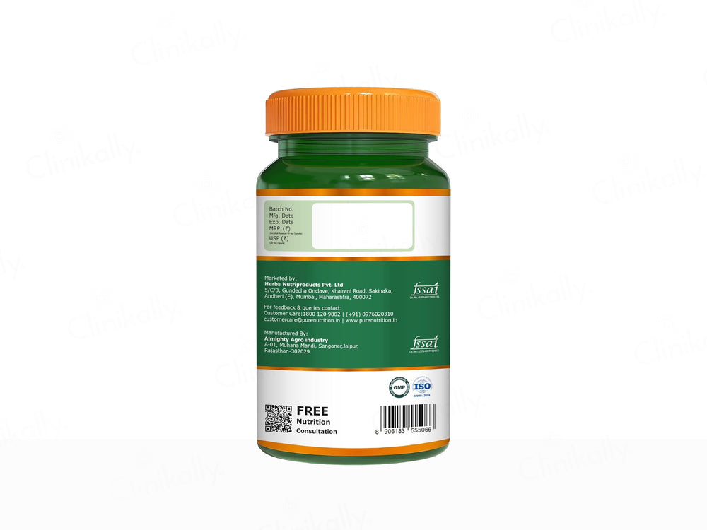 Pure Nutrition Veg Omega 3 1600mg Veg Capsule