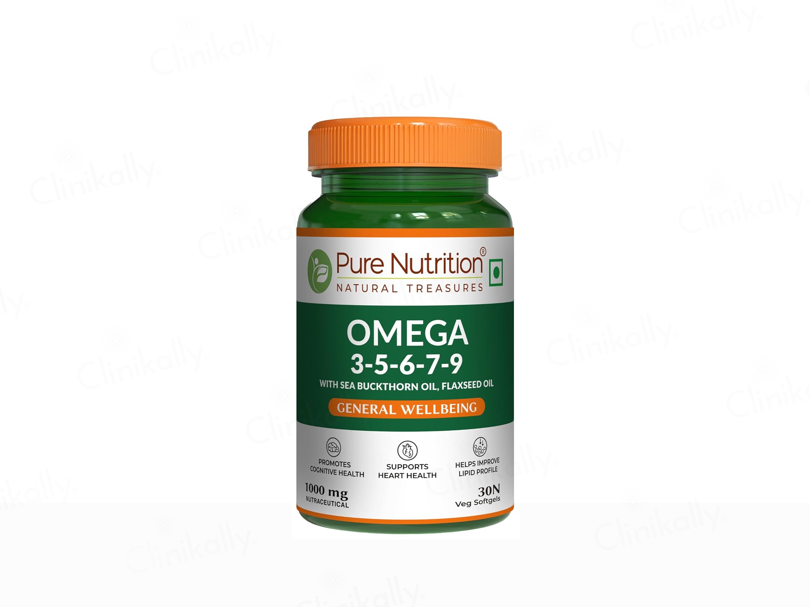 Pure Nutrition Vegan Omega 3-5-6-7-9 Veg Softgel