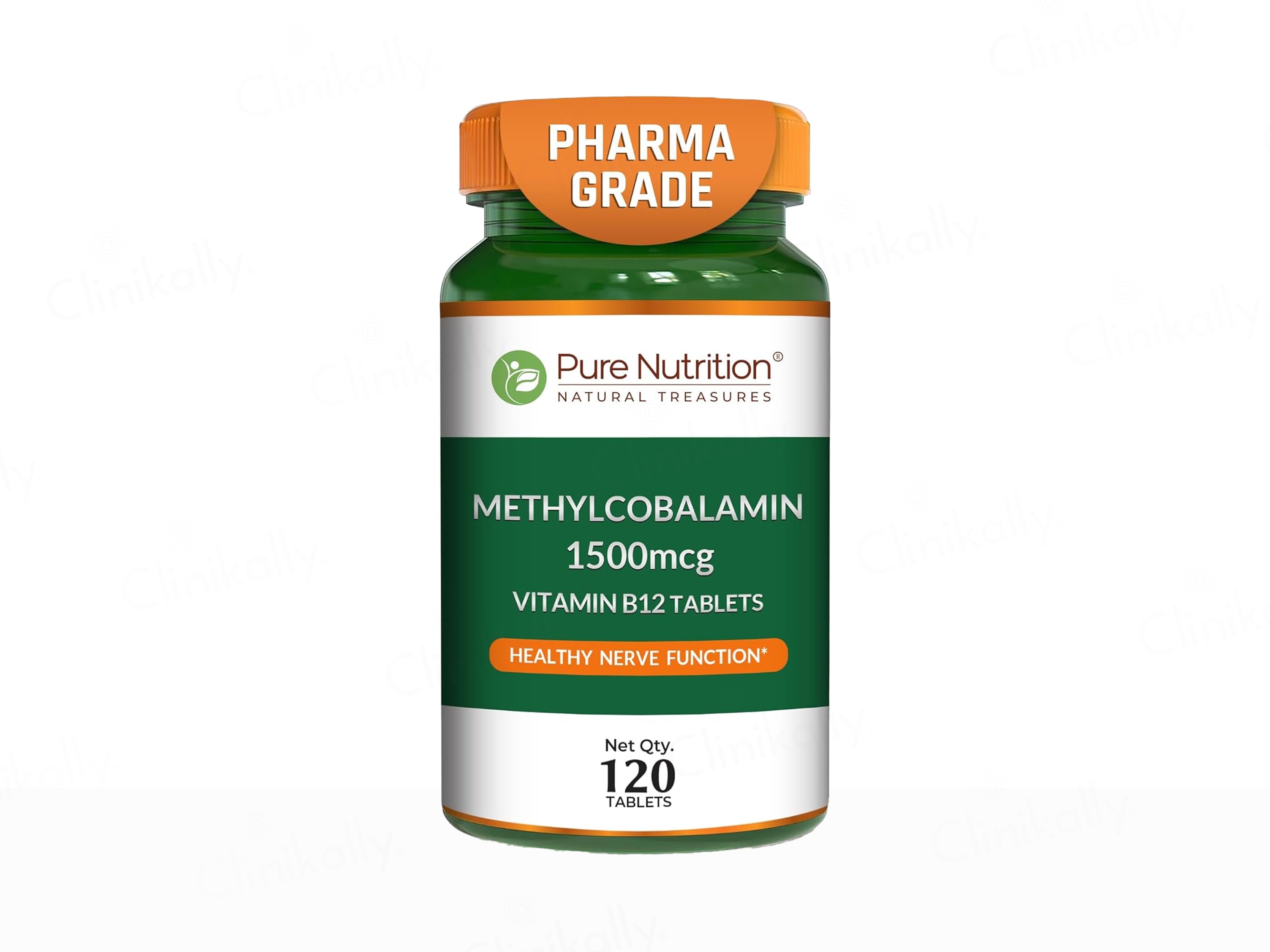 Pure Nutrition Vitamin B12 Methylcobalamin 1500mcg Veg Tablet