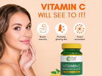 Pure Nutrition Vitamin C With Orange Peel & Amla Extract Veg Tablet