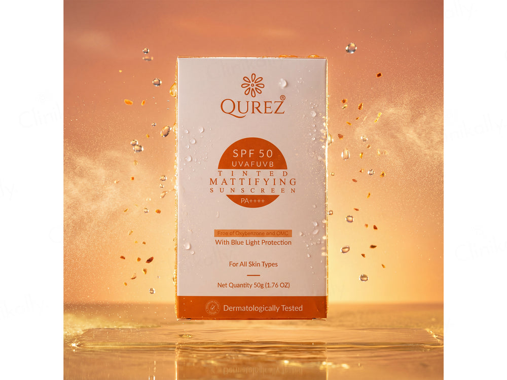 Qurez Tinted Mattifying Sunscreen SPF 50 PA++++