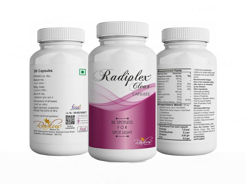 Radiplex Clear Nutraceutical Capsule