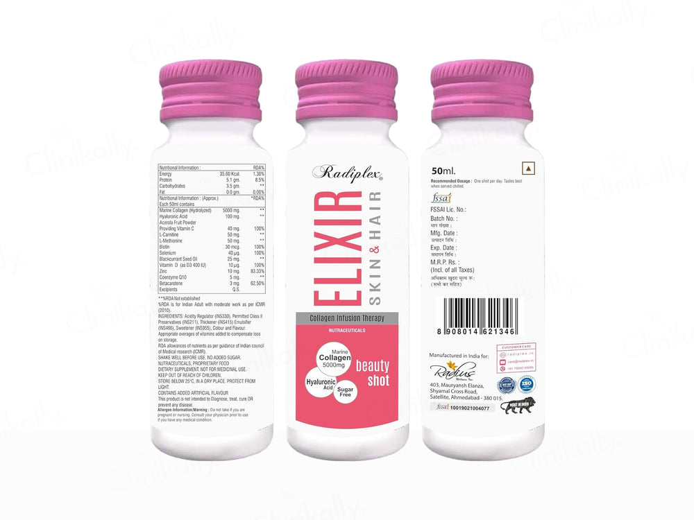 Radiplex Elixir Skin & Hair Collagen Infusion Therapy Beauty Shots