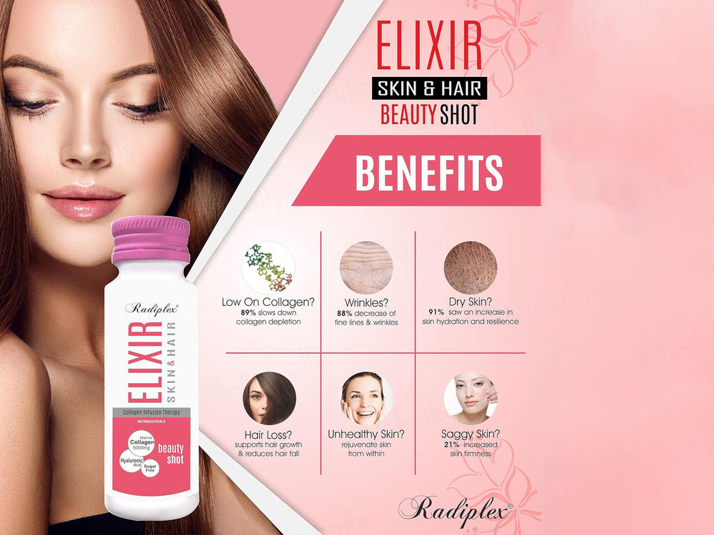 Radiplex Elixir Skin & Hair Collagen Infusion Therapy Beauty Shots