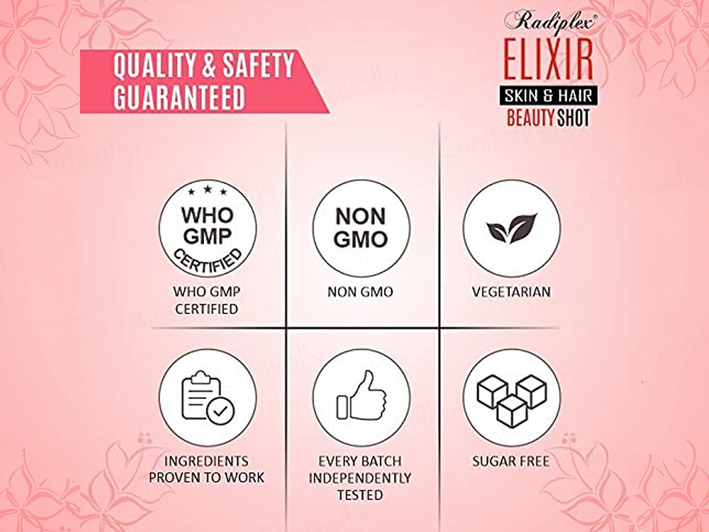 Radiplex Elixir Skin & Hair Collagen Infusion Therapy Beauty Shots