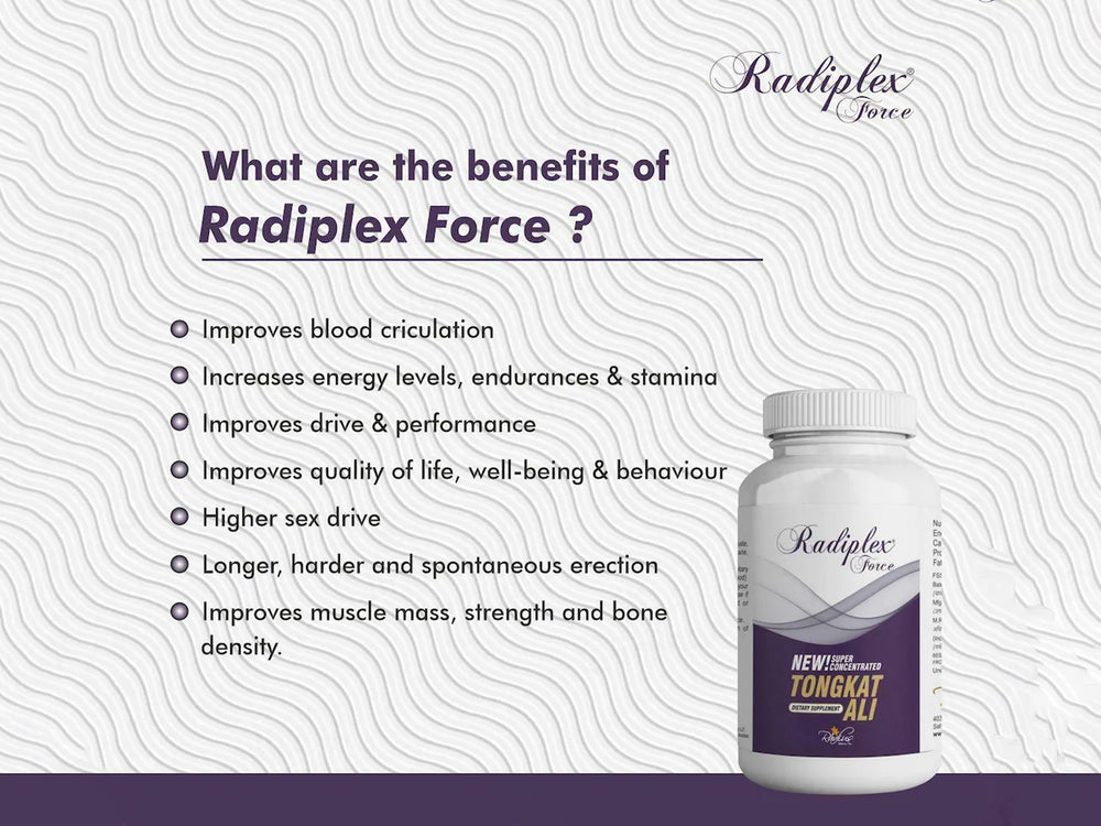 Radiplex Force Super Concentrated Tongkat Ali Nutraceutical Capsule