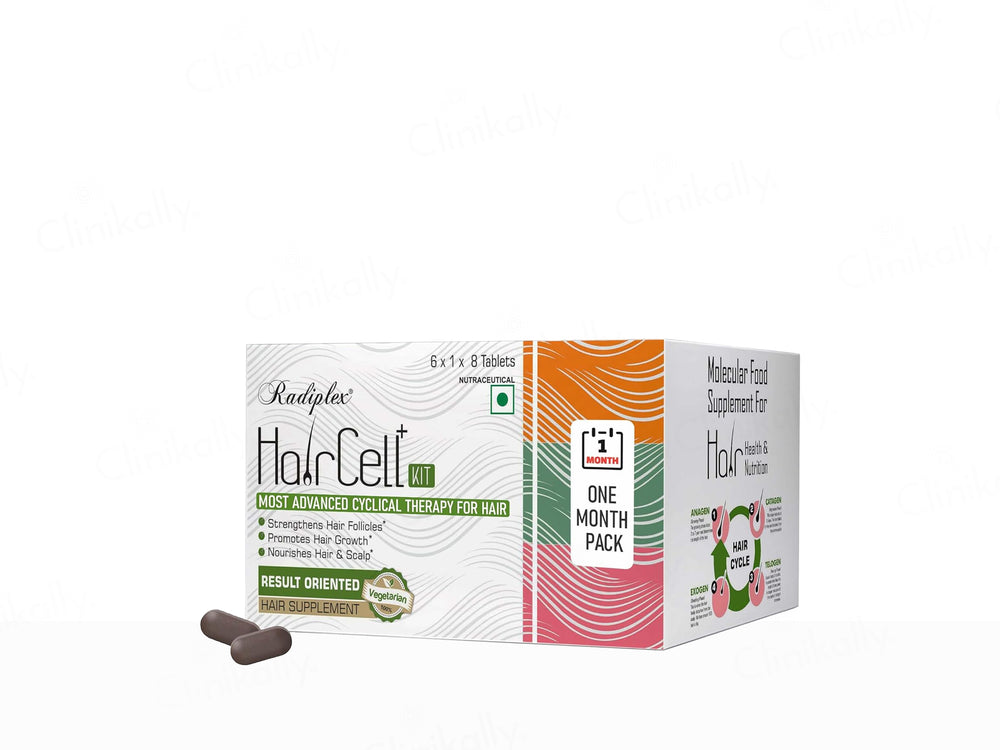 Radiplex Haircell+ Advanced Cyclical Therapy Hair Supplement Kit