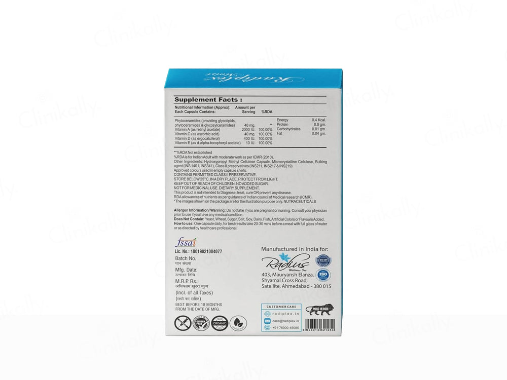 Radiplex Moist Skin Moisturising Capsule