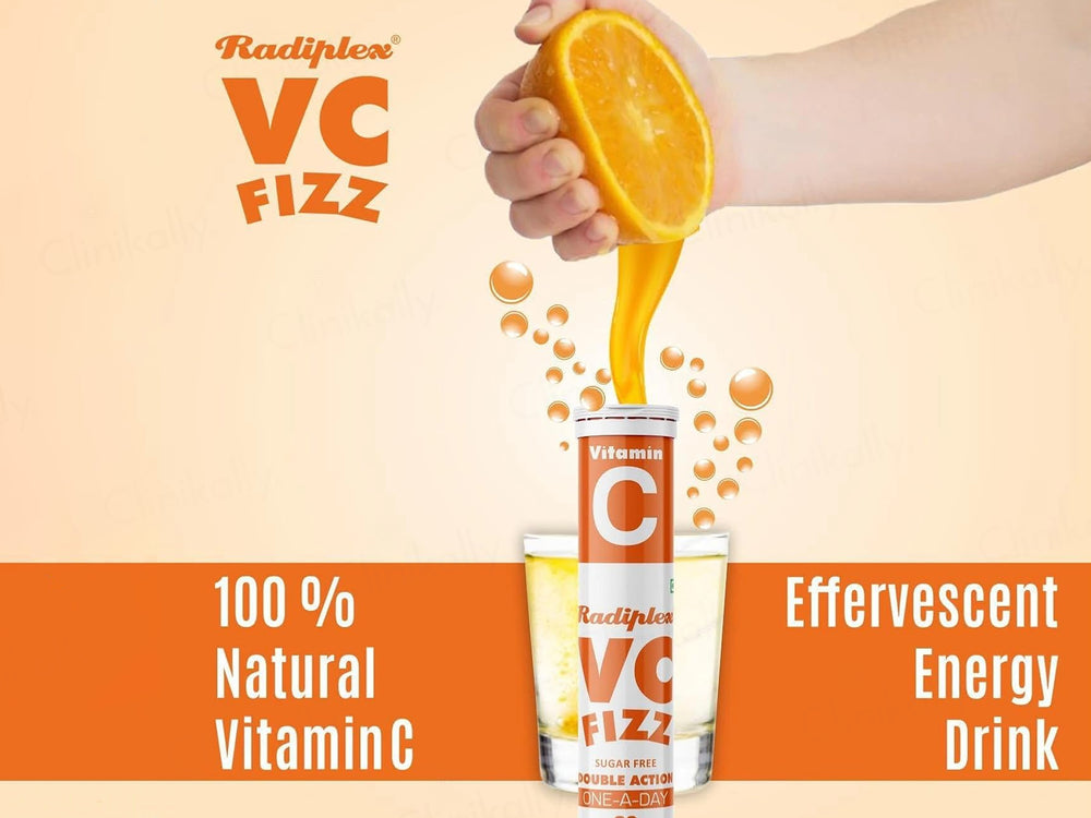 Radiplex VC-Fizz Vitamin C Sugar Free Effervescent Tablet