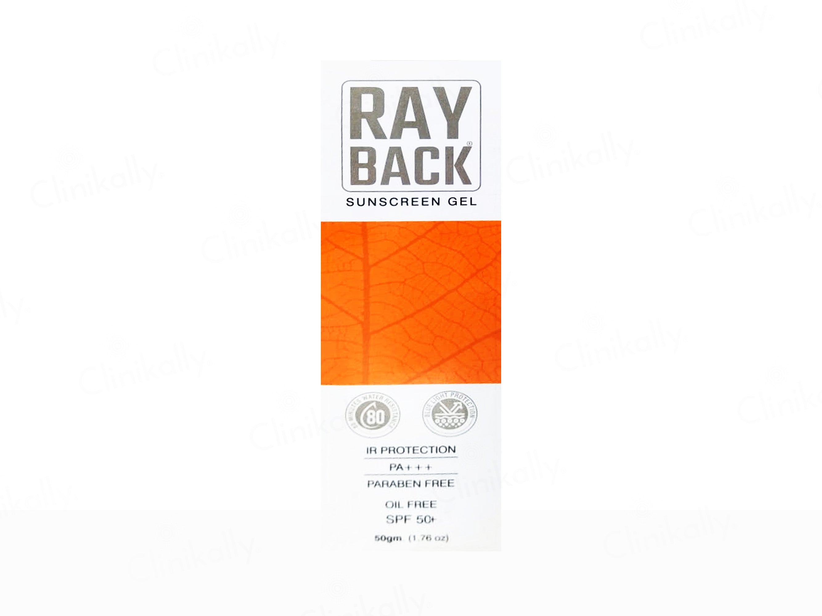 Rayback Sunscreen Gel SPF 50+ PA+++