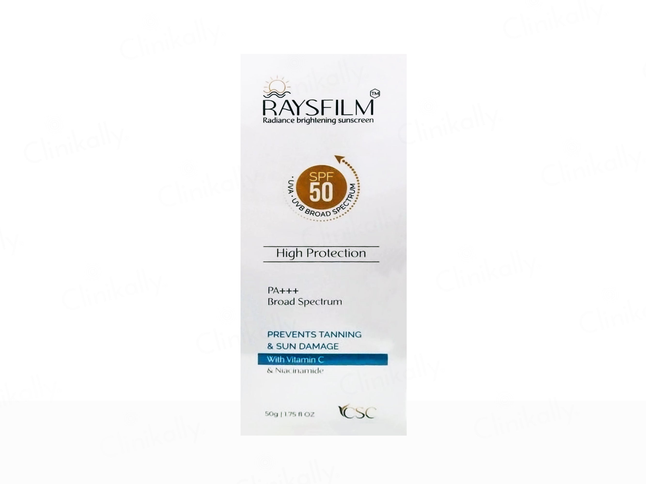 Raysfilm Radiance Brightening High Protection Sunscreen SPF 50 PA+++
