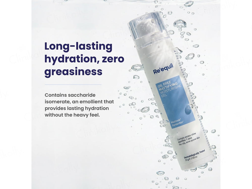 Re'equil Oil Free Mattifying Moisturising Gel