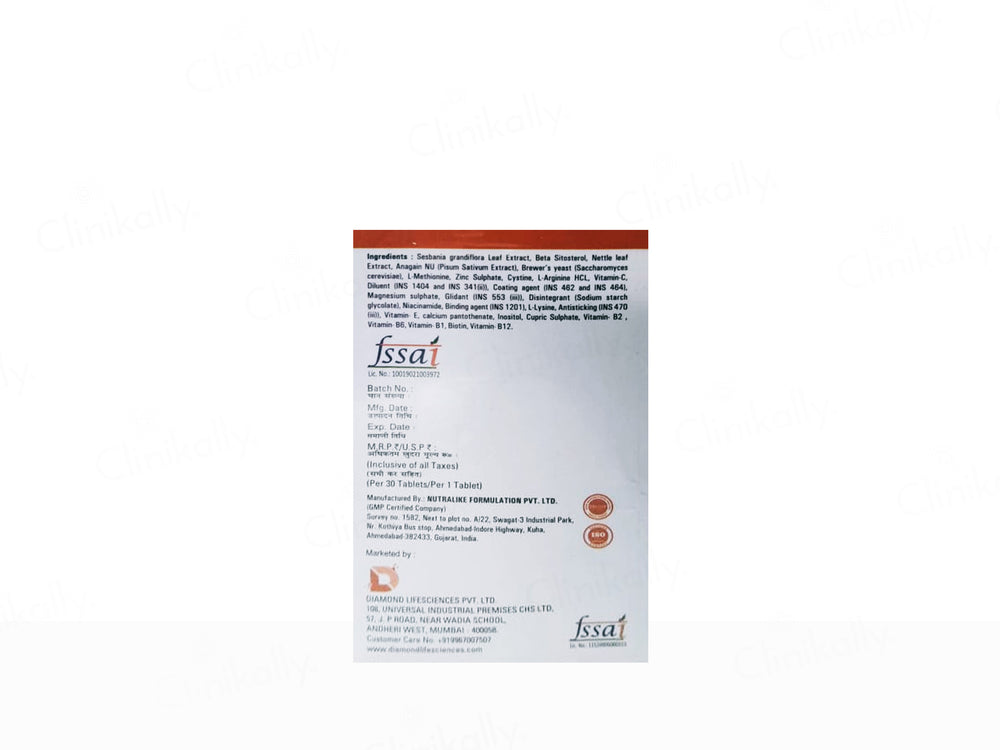 Refonte Advance Nutraceutical Tablet For Healthy & Strong Hair