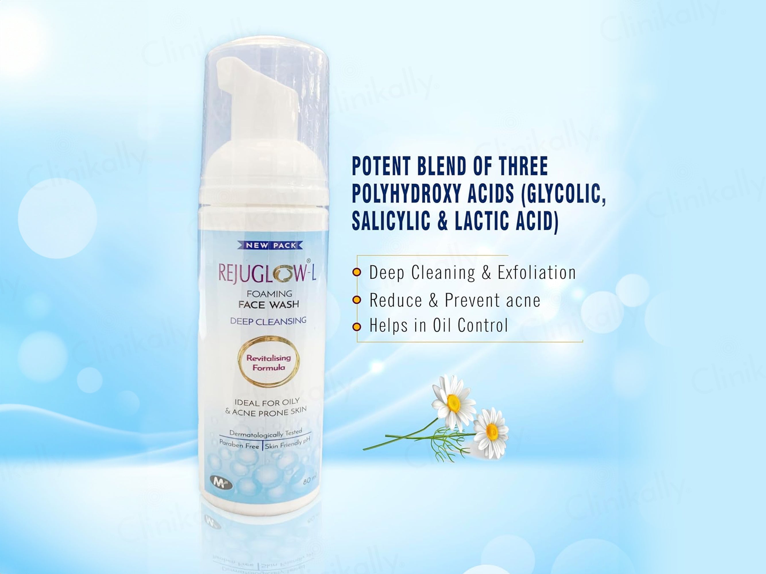 Rejuglow-L Foaming Face Wash