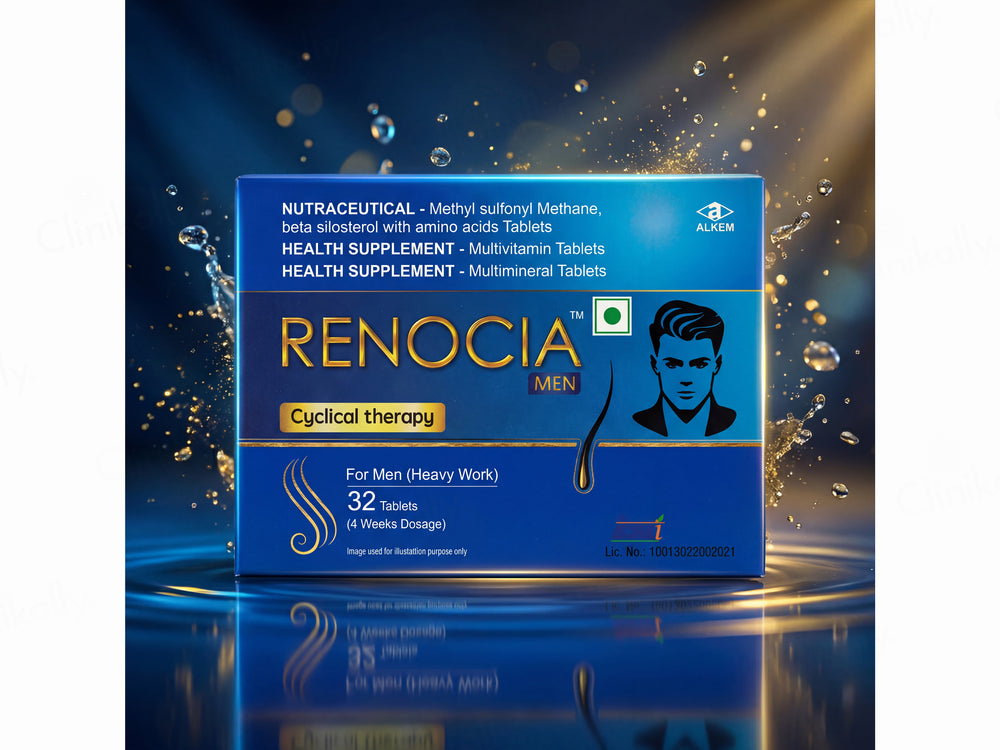 Renocia Men Hair Cyclical Therapy Nutraceutical Tablet For Men