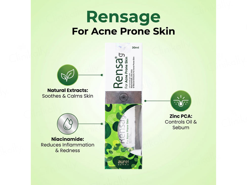 Rensa Advanced Gel For Acne Prone Skin