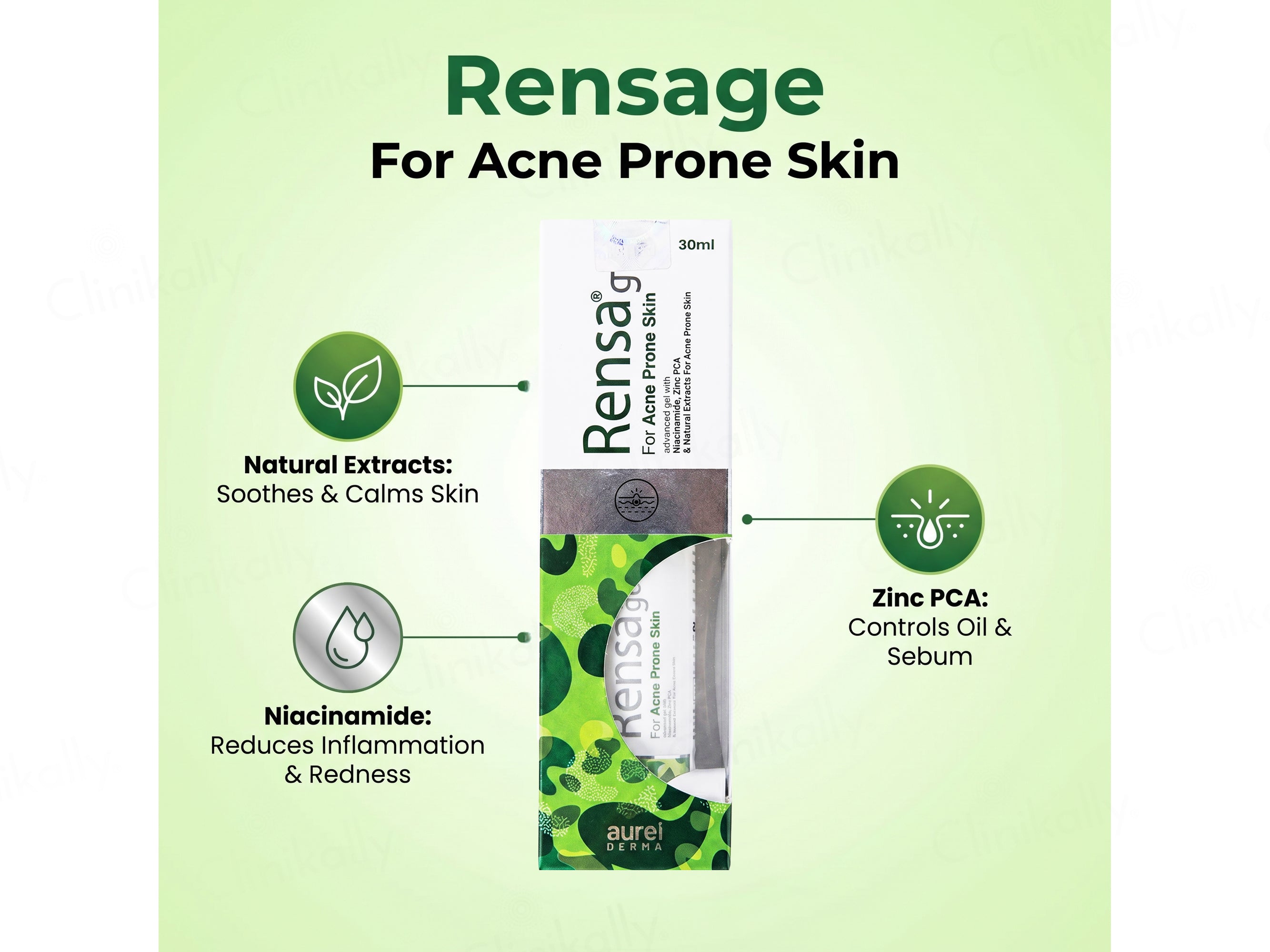 Rensa Advanced Gel For Acne Prone Skin
