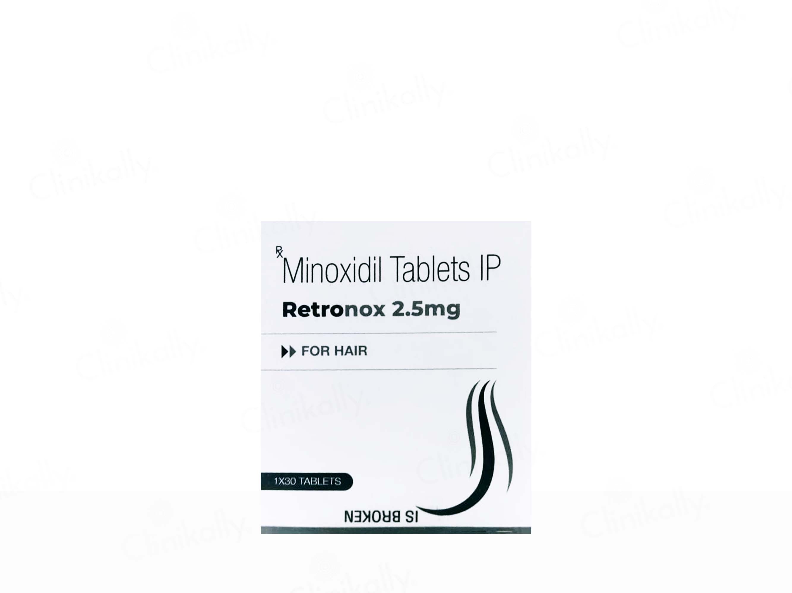 Retronox 2.5mg Hair Growth Tablet