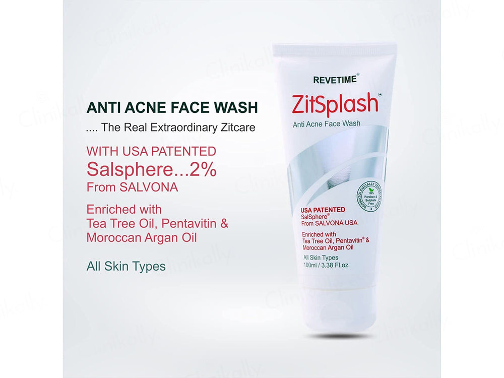 Revetime Zitsplash Anti Acne Face Wash