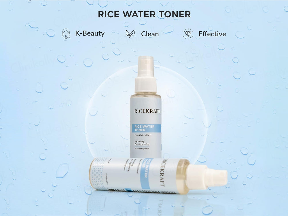 RiceKraft Rice Water Hydrating & Pore Tightening Toner With Rose & Witch Hazel