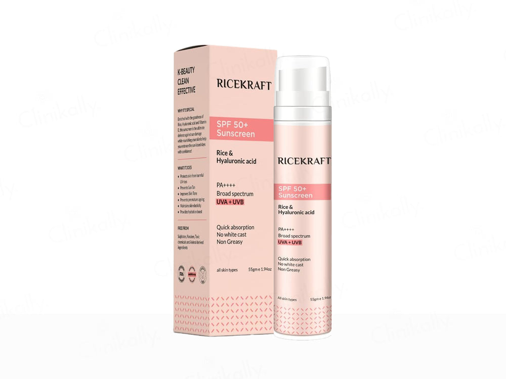 RiceKraft Rice & Hyaluronic Acid Sunscreen SPF 50+ PA++++