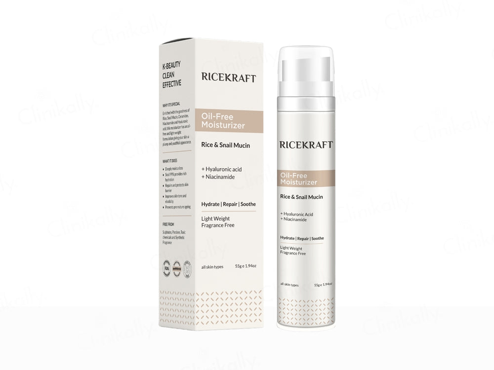 RiceKraft Rice & Snail Mucin Oil-Free Light Weight Moisturizer