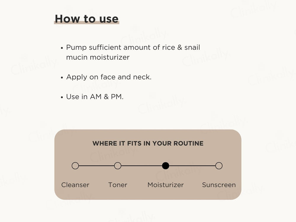 RiceKraft Rice & Snail Mucin Oil-Free Light Weight Moisturizer