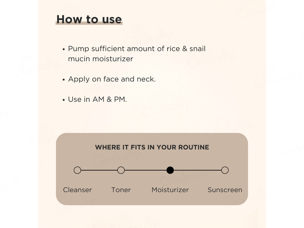 RiceKraft Rice & Snail Mucin Oil-Free Light Weight Moisturizer
