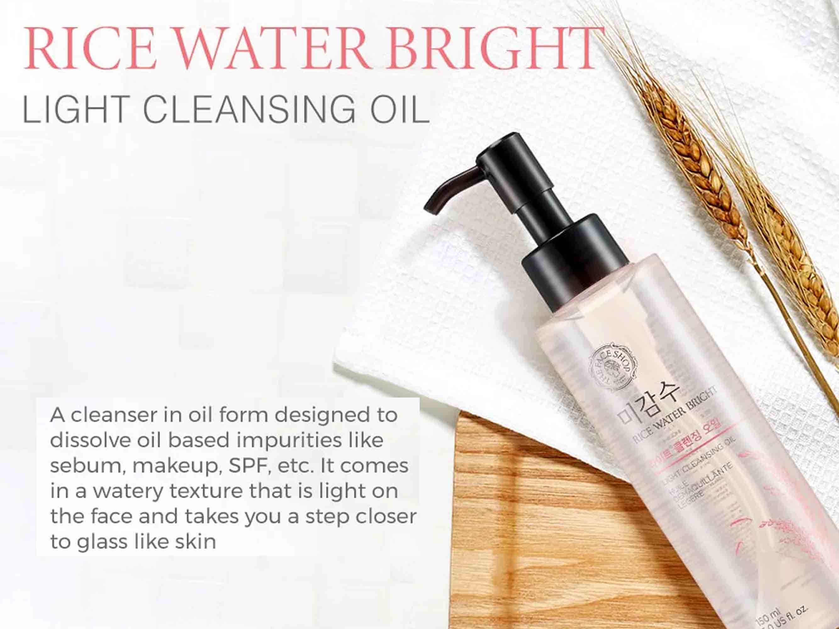 The Face Shop Rice Water Bright Light Cleansing Oil