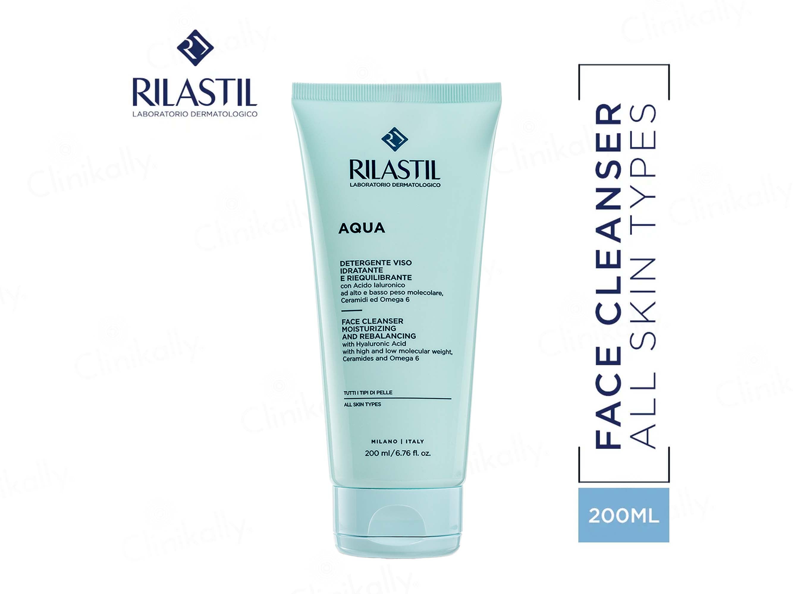 Rilastil Aqua Moisturizing And Rebalancing Face Cleanser