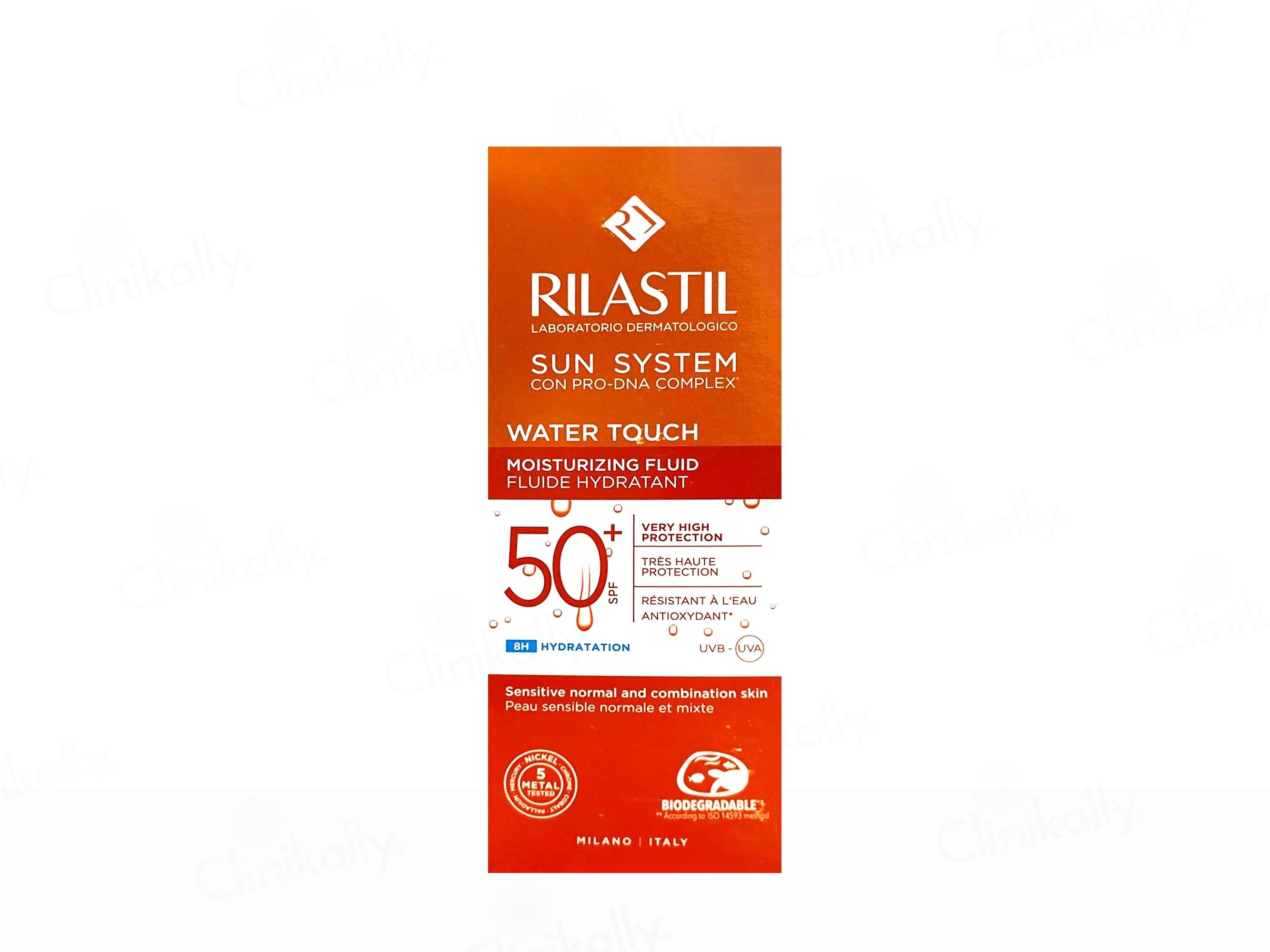 Rilastil Sun System Water Touch Moisturizing Fluid Sunscreen SPF 50+